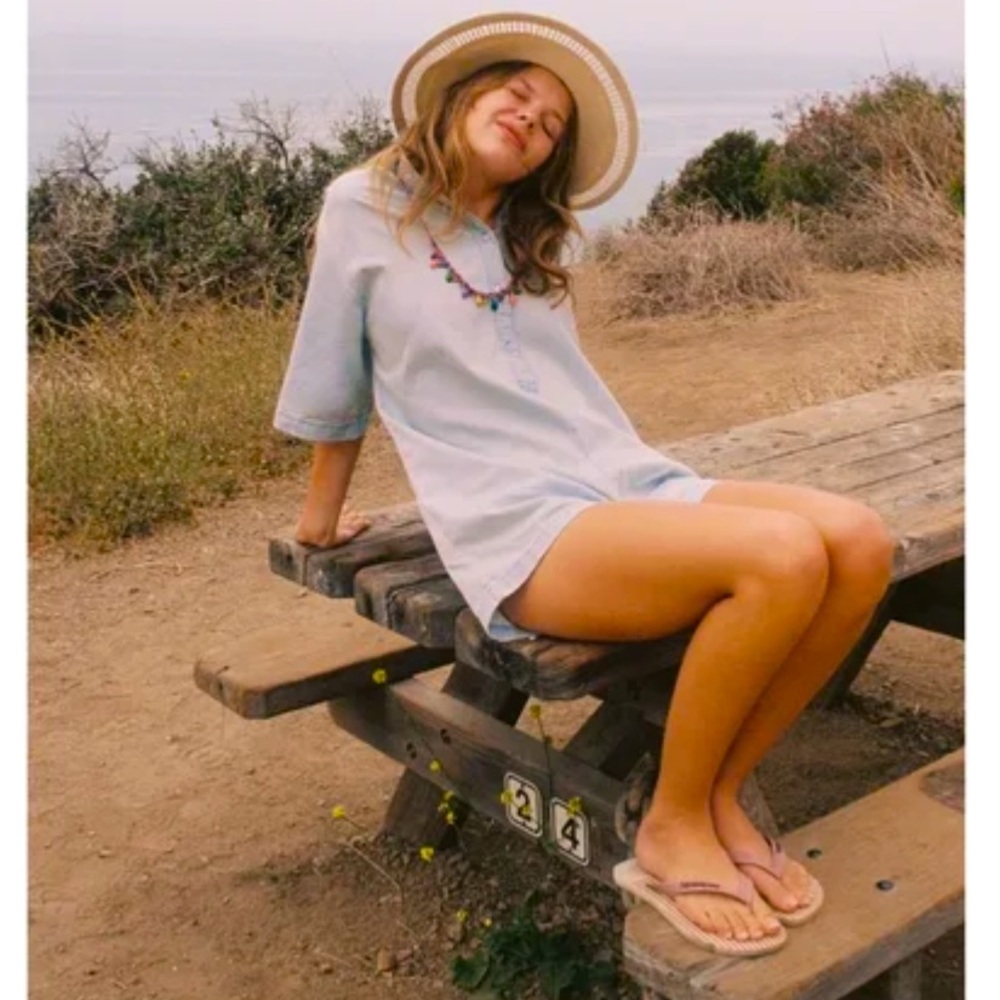 Zara button down romper